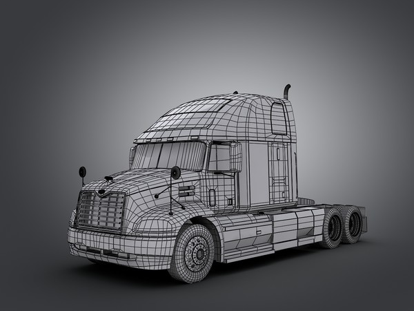 max mack truck - Mack Vision CX613 by Swan3DStudios